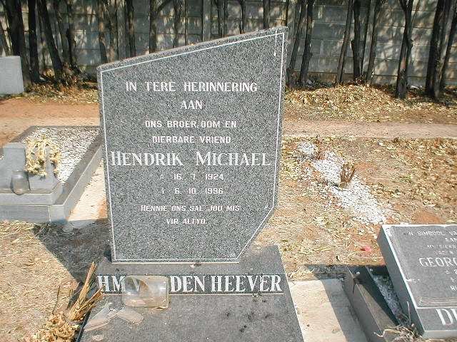 HEEVER Hendrik Michael, van den 1924-1996
