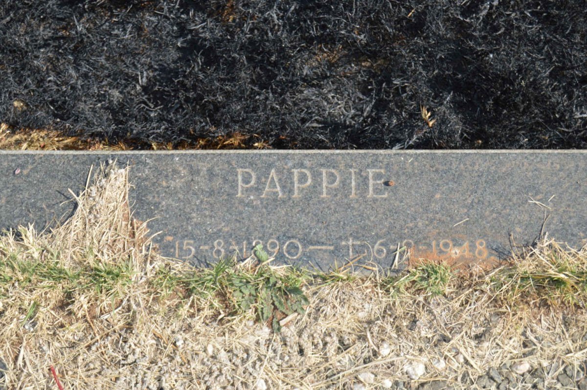 TOIT Pappie, du 1890-1948 &amp; Mammie 1893-1975