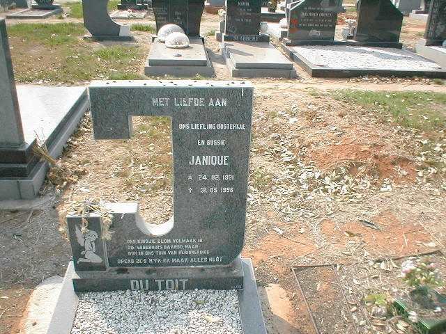 TOIT Janique, du 1991-1996