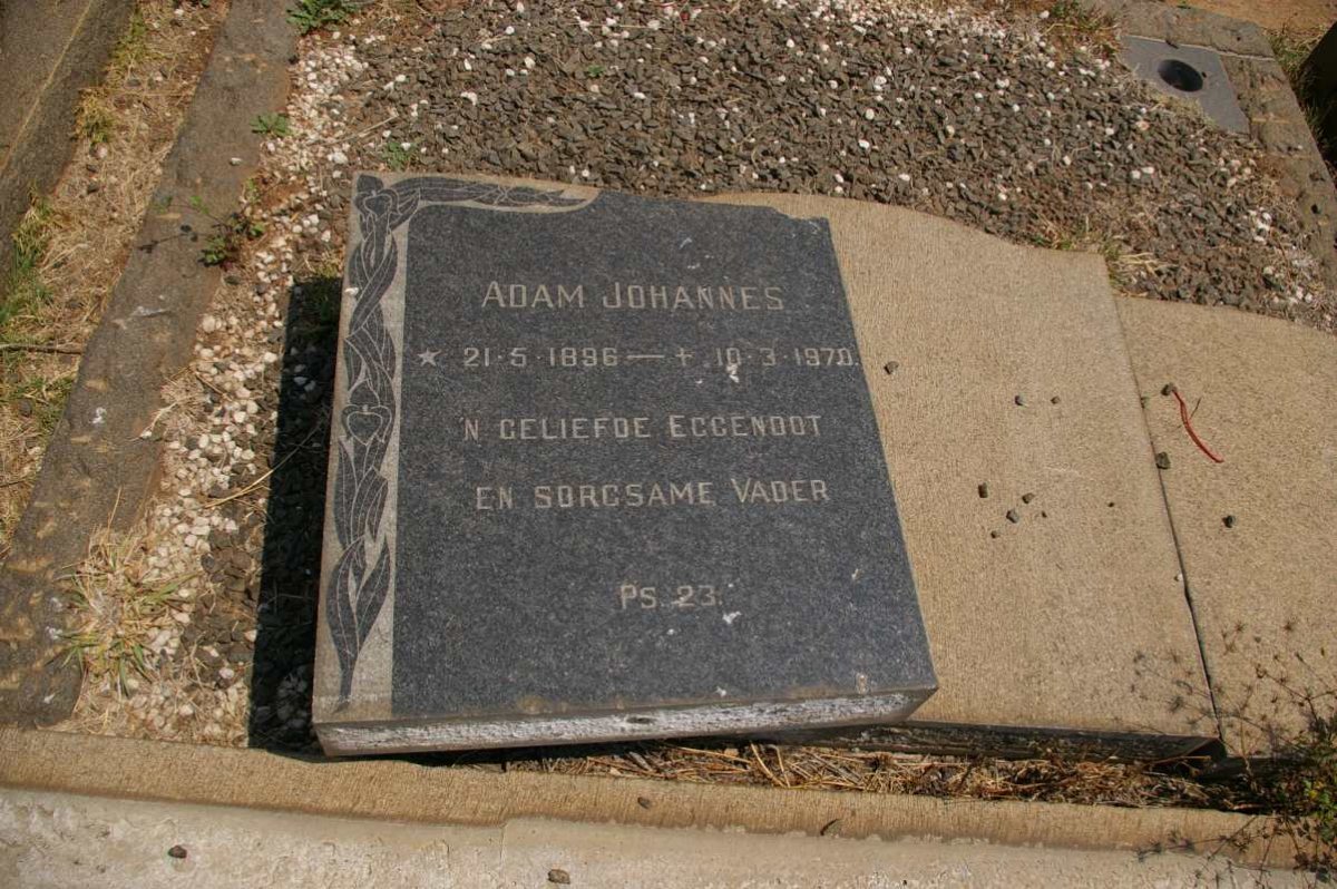 ? Adam Johannes 1896-1970