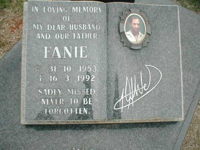 ? Fanie 1953-1992