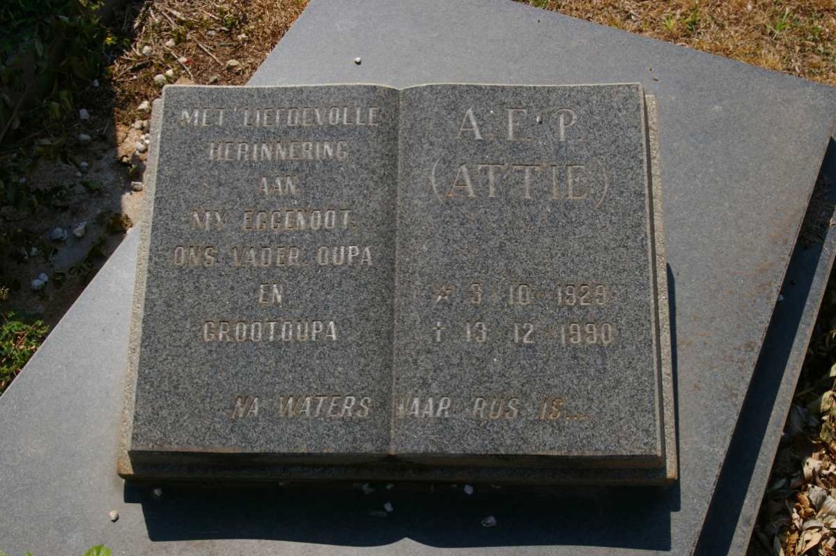 ? A.F.P. 1929-1990