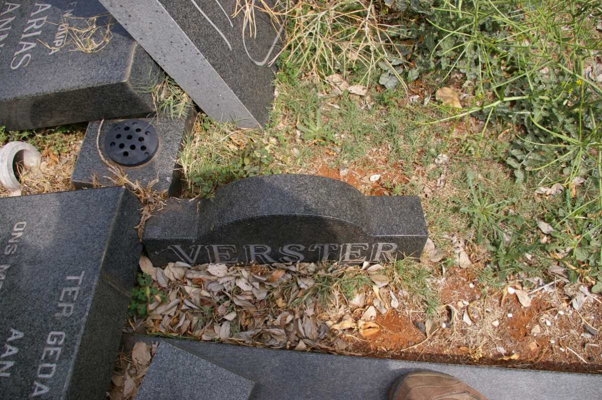 VERSTER Zacharias Johannes 1902-1991 &amp; Maria Magdalena 1903-