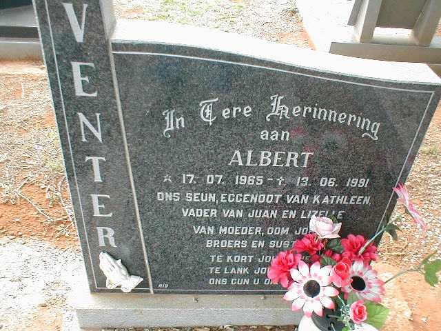 VENTER Albert 1965-1991