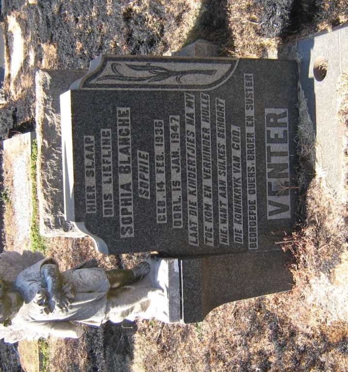 VENTER Sophia Blanche 1936-1947
