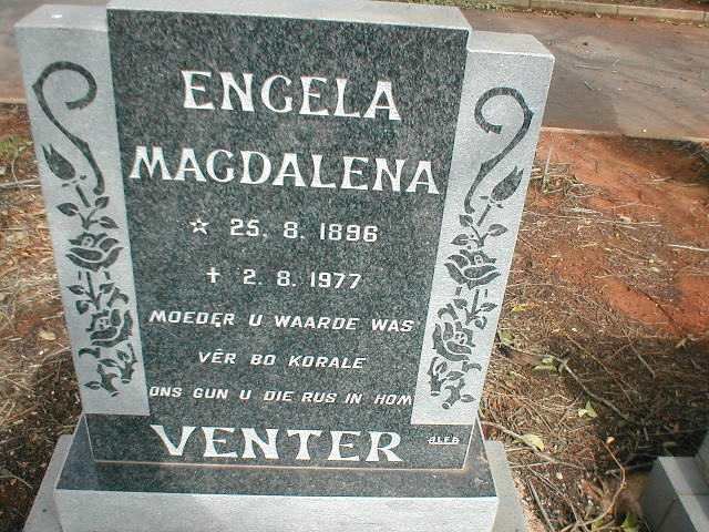 VENTER Engela Magdalena 1896-1977