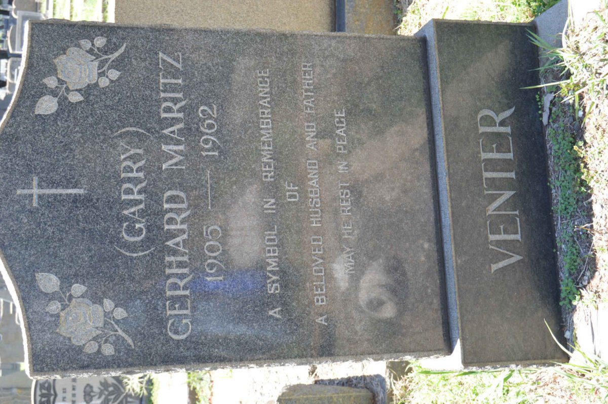 VENTER Gerhard Maritz 1905-1962