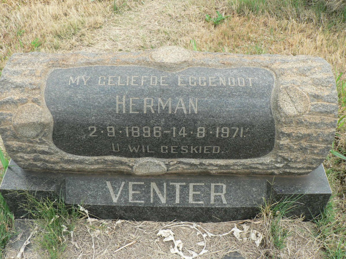 VENTER Herman 1896-1971