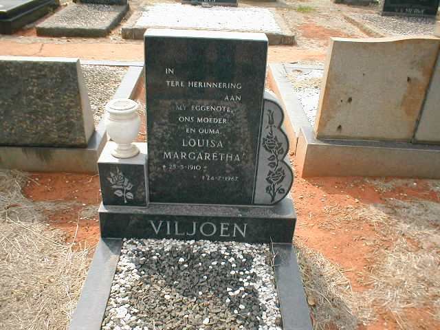 VILJOEN Louisa Margaretha 1910-1967