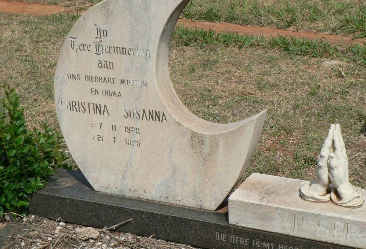 VISSER Willem Nicolaas 1926-1982 &amp; Christina Susanna 1928-1985