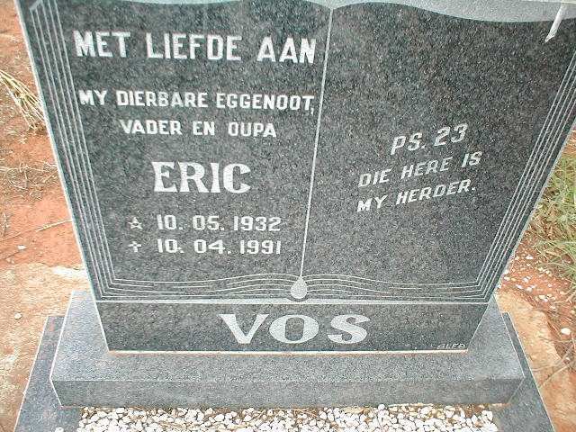 VOS Eric 1932-1991