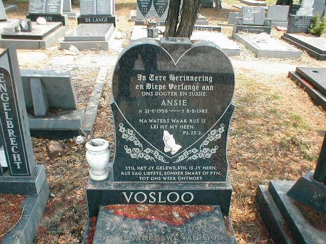 VOSLOO Ansie 1958-1985