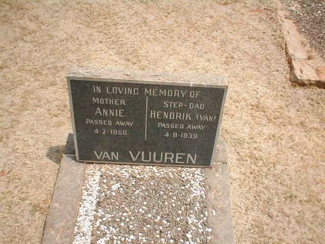 VUUREN Hendrik, van -1939 &amp; Annie -1950