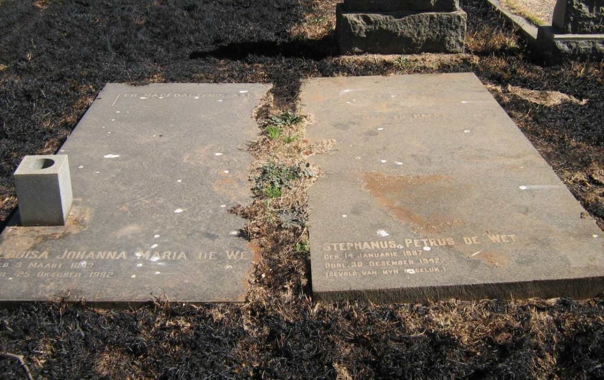WET Stephanus Petrus, de 1887-1942 &amp; Louisa Johanna Maria 1893-1982