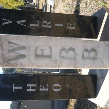 WEBB Theo 1935-1999 &amp; Valrie 1934-2005