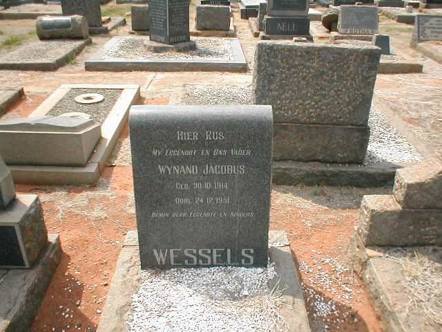 WESSELS Wynand Jacobus 1914-1951