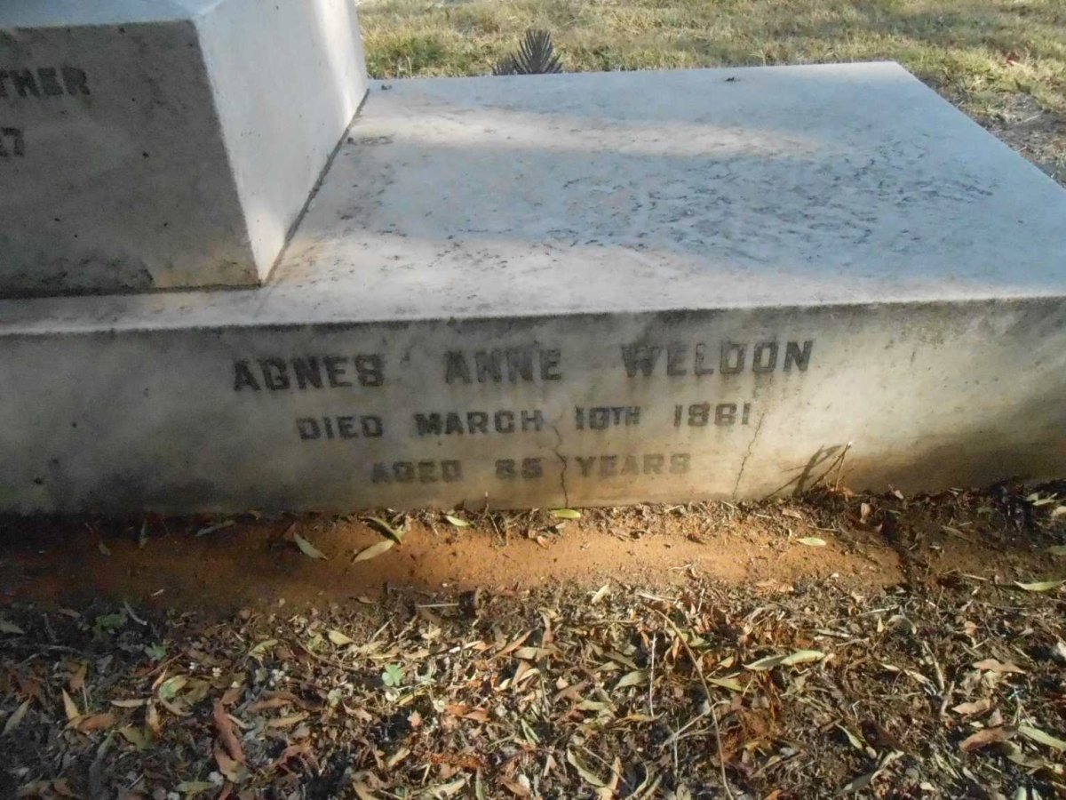 WELDON Agnes Anne -1961