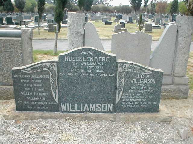 WILLIAMSON :: KOEGELENBERG