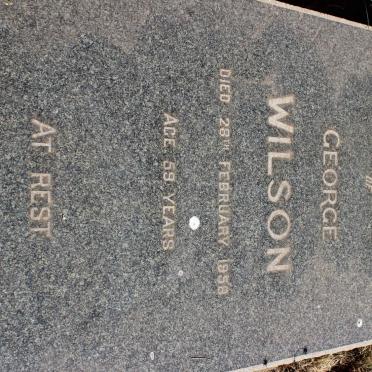 WILSON George -1958
