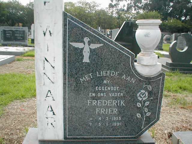 WINNAAR Frederik Frier, de 1955-1991