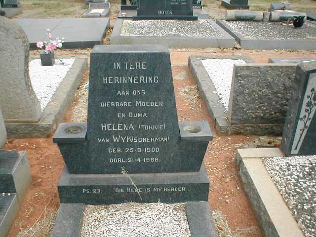 WYK Helena, van nee SCHERMAN 1900-1968