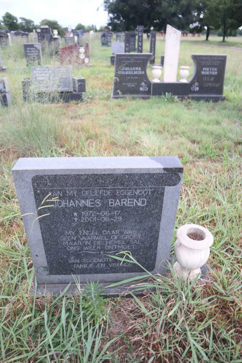 ? Johannes Barend 1972-2001