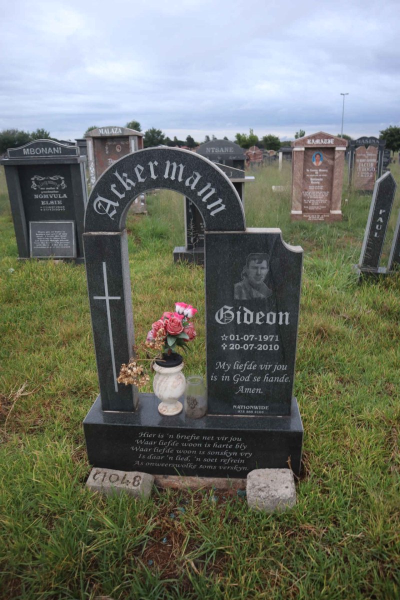 ACKERMANN Gideon 1971-2010