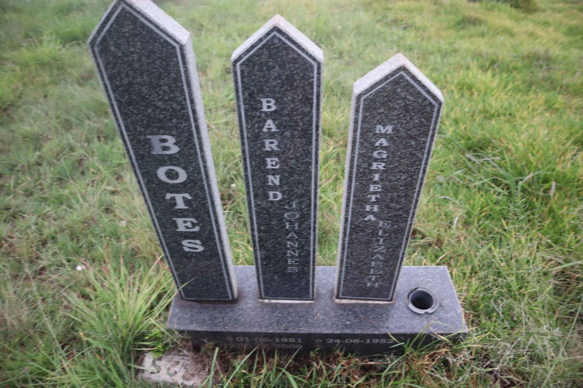 BOTES Barend Johannes 1951-2009 & Magrietha Elizabeth 1952- _1