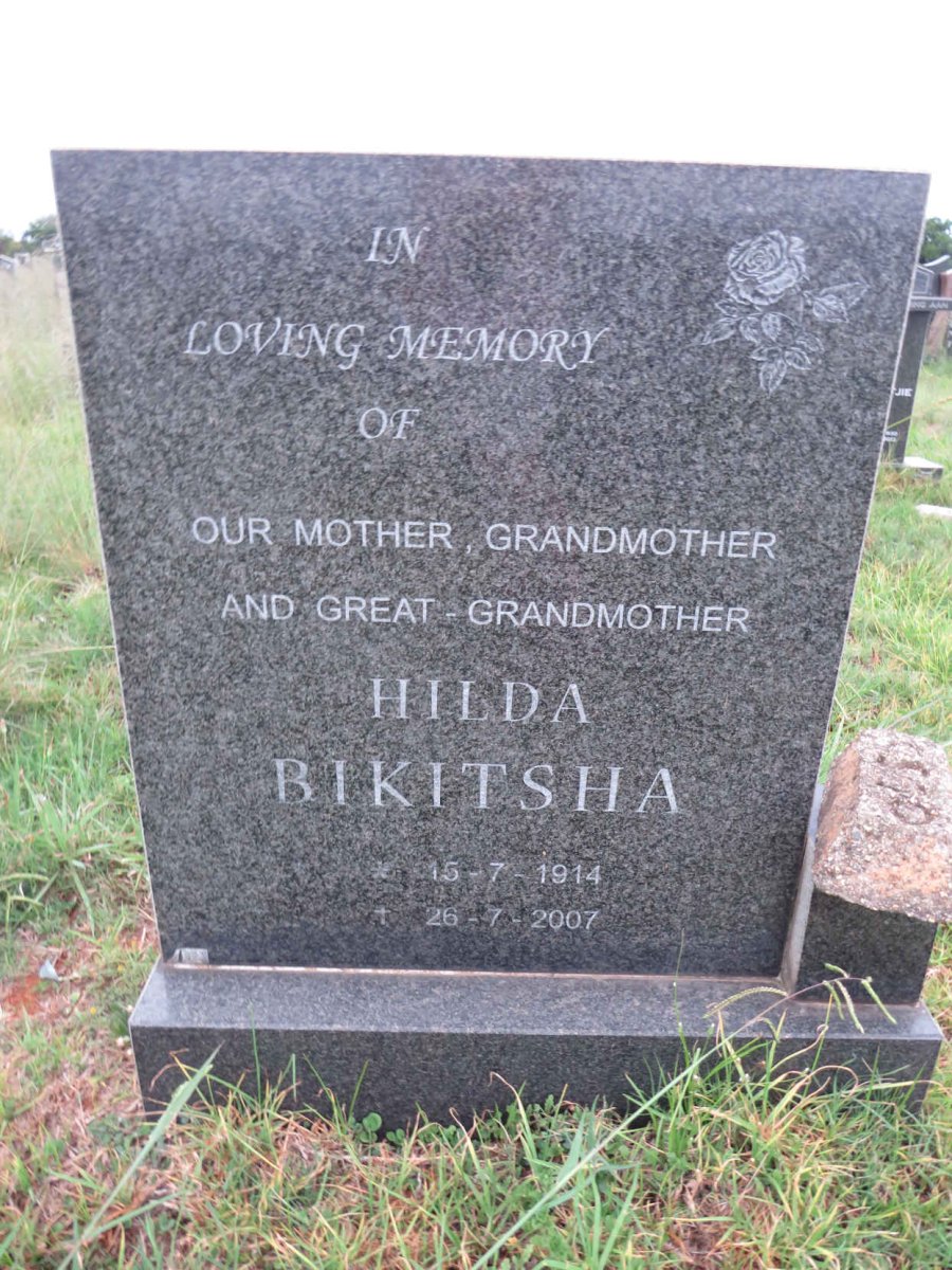 BIKITSHA Hilda 1914-2007