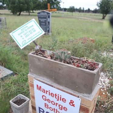 BOTHA George & Marie Glodina 1977-2021