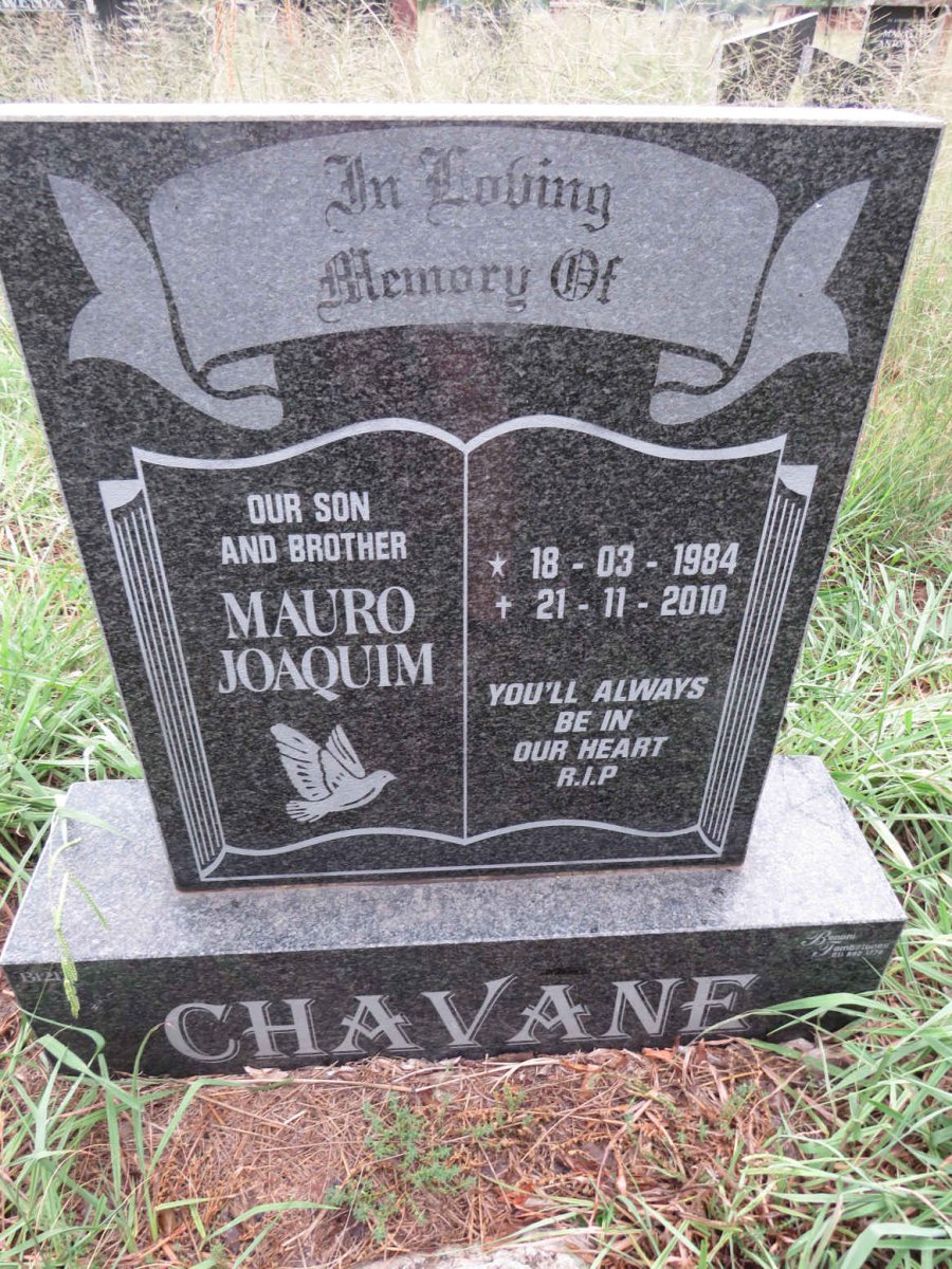 CHAVANE Mauro Joaquim 1984-2010