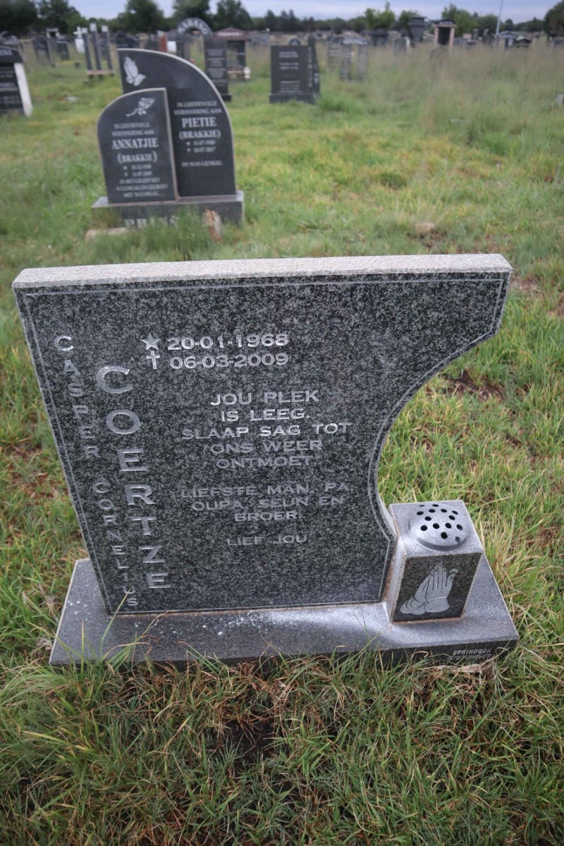 COERTZE Casper Cornelius 1968-2009