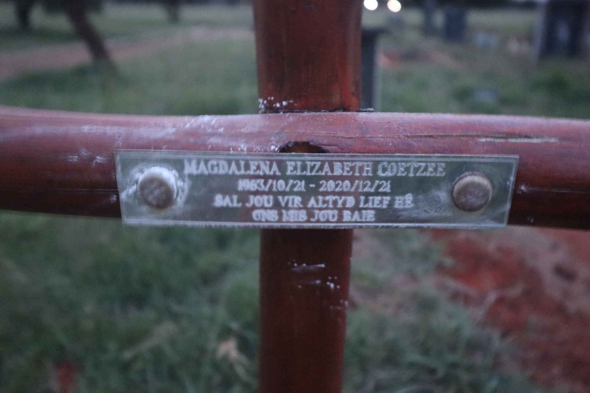 COETZEE Magdalena Elizabeth 1963-2020