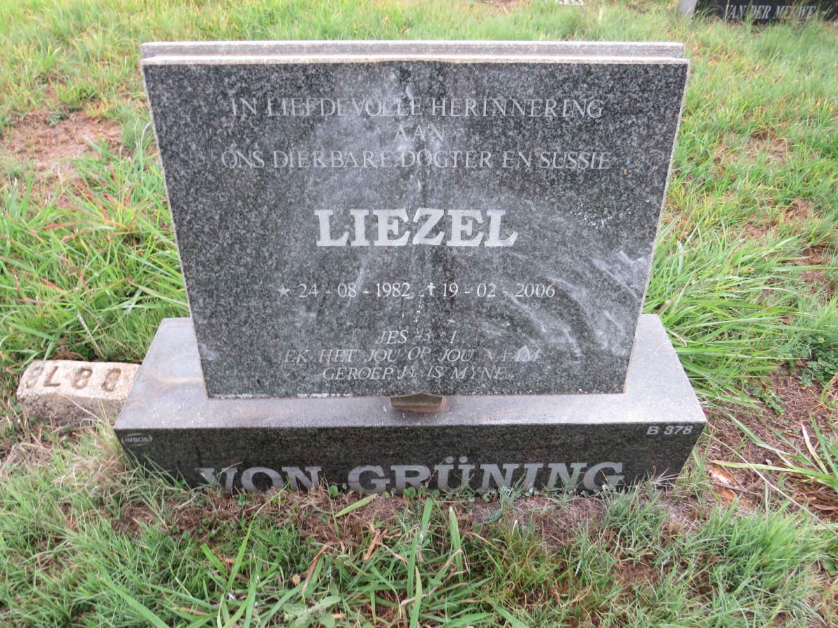 GRÜNING Liezel, von 1982-2006