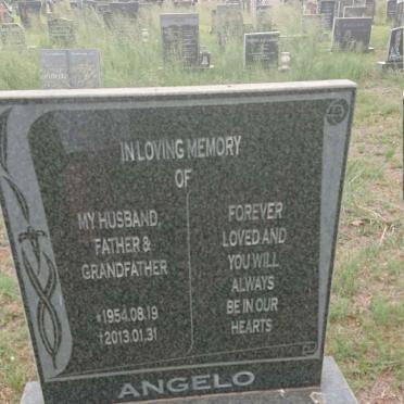 GAVANOS Angelo 1954-2013