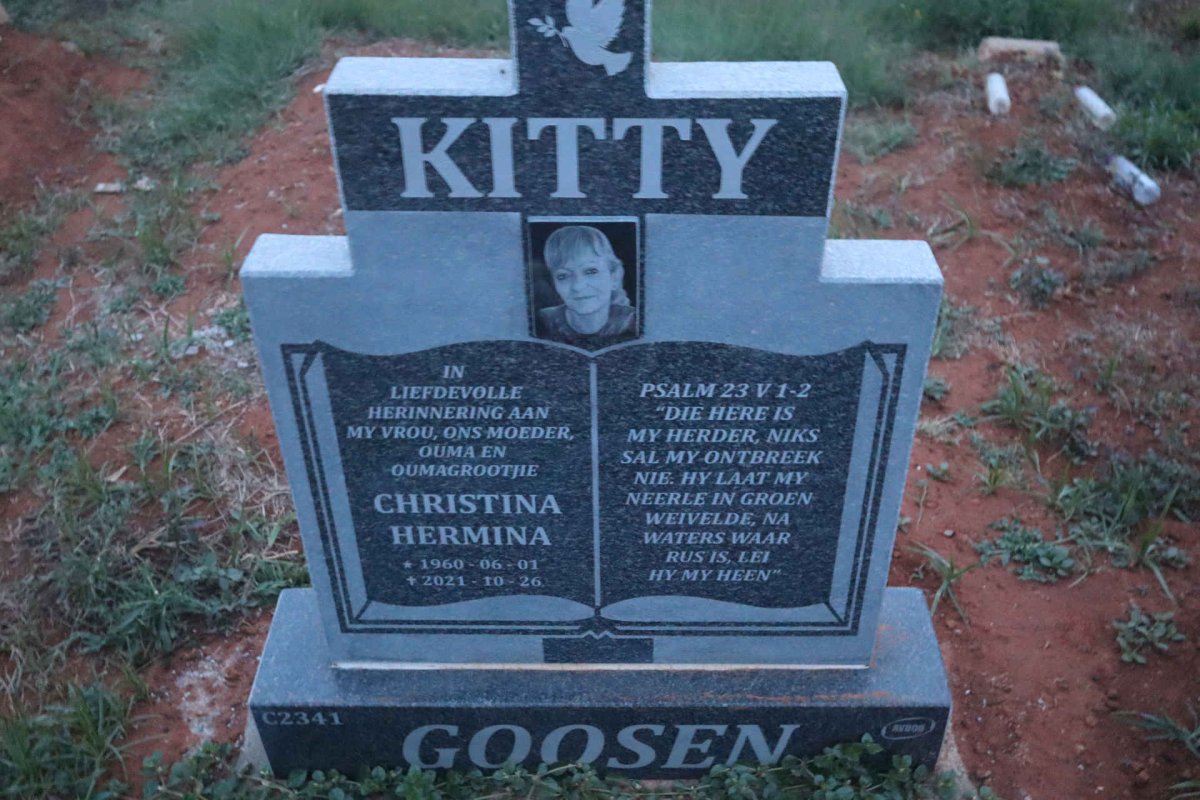 GOOSEN Christina Hermina 1960-2021