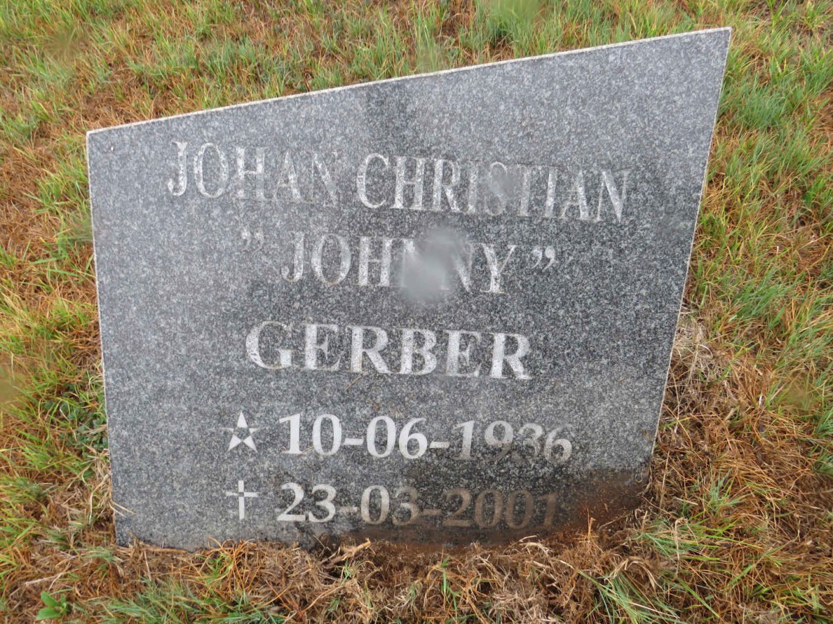 GERBER Johan Christian 1936-2001