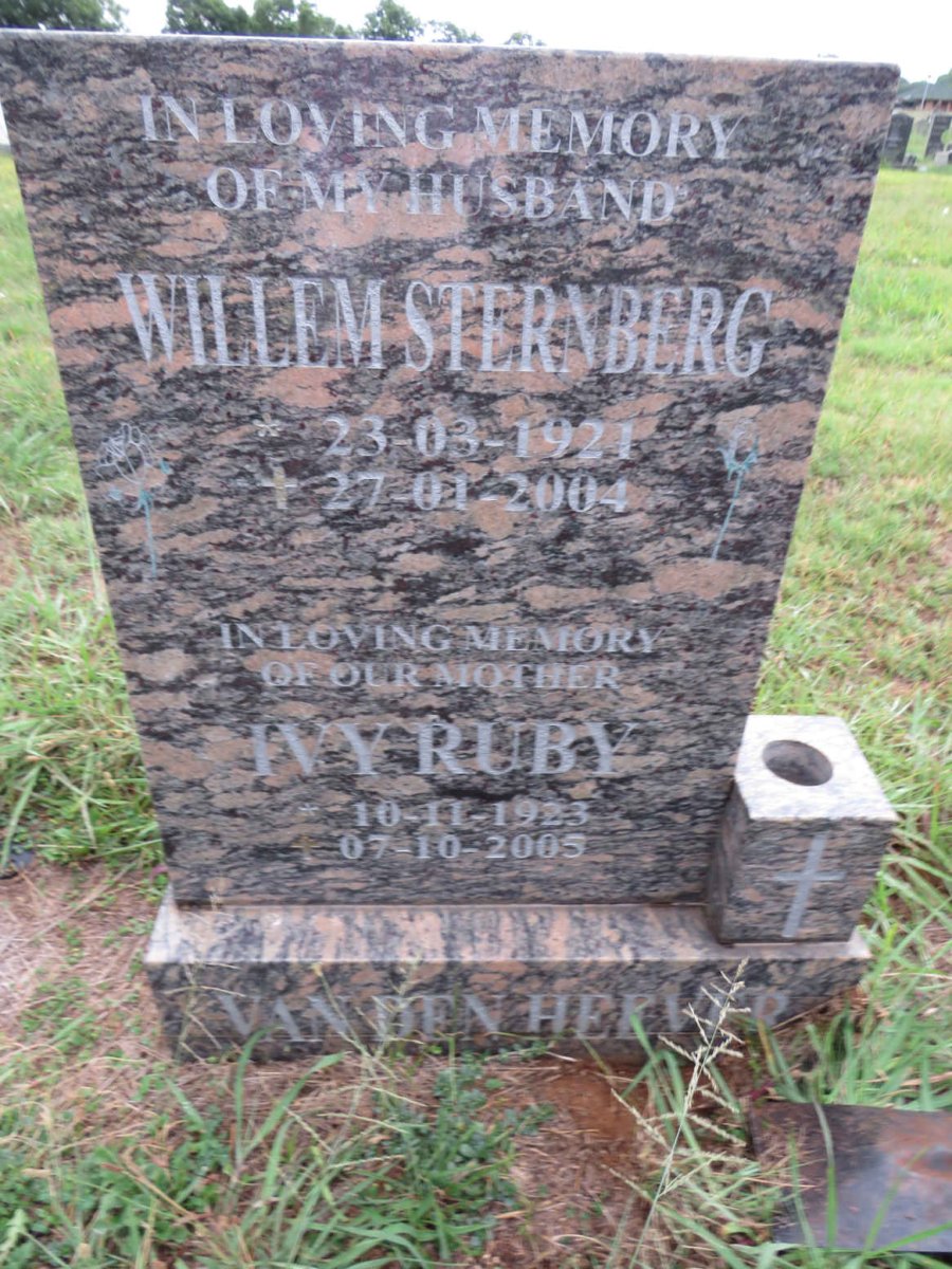 HEEVER Willem Sternberg, van den 1921-2004 & Ivy Ruby 1923-2005