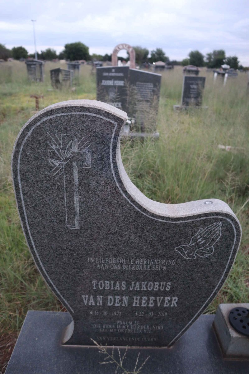 HEEVER Tobias Jakobus, van den 1972-2010