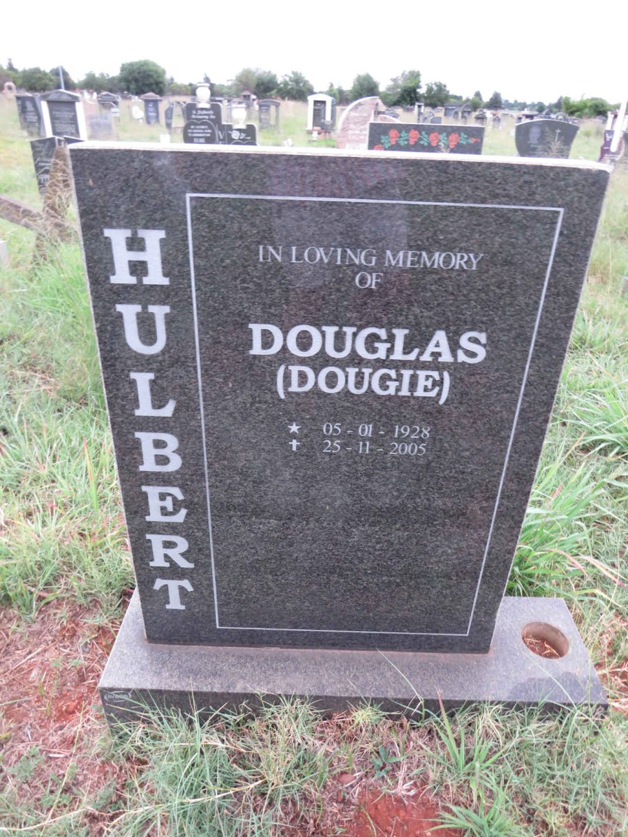 HULBERT Douglas 1928-2005