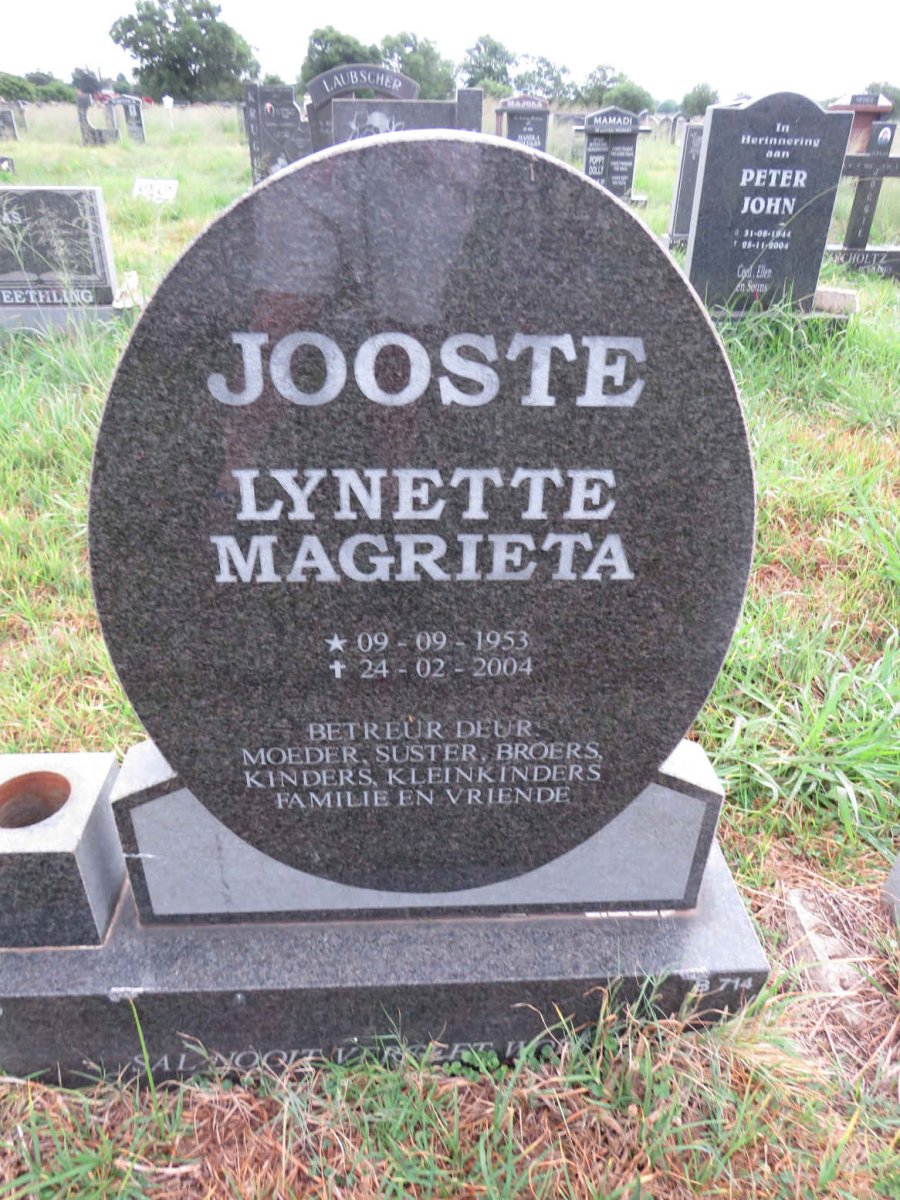 JOOSTE Lynette Magrieta 1953-2004