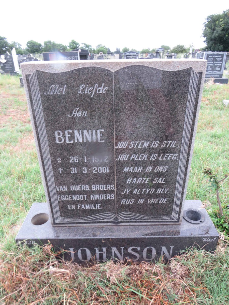 JOHNSON Bennie 1972-2001