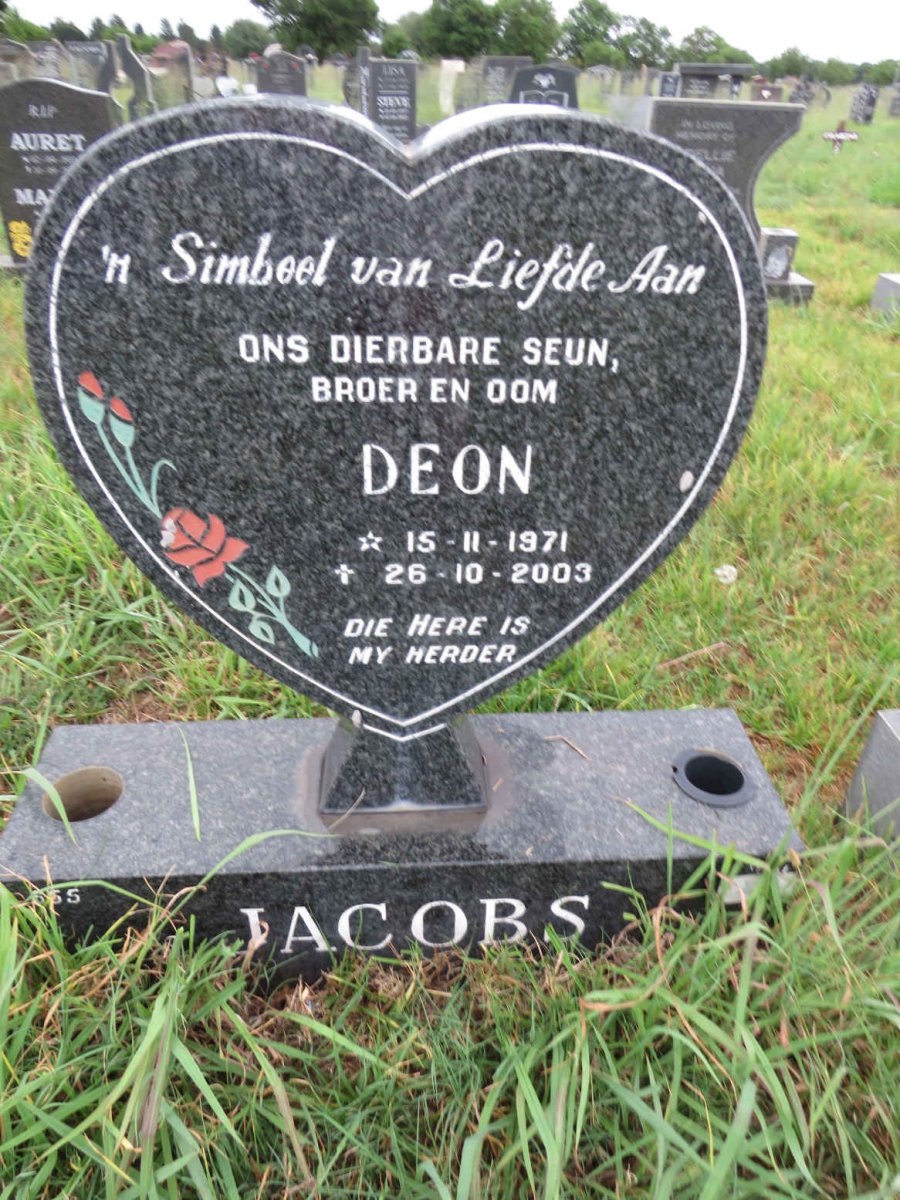JACOBS Deon 1971-2003