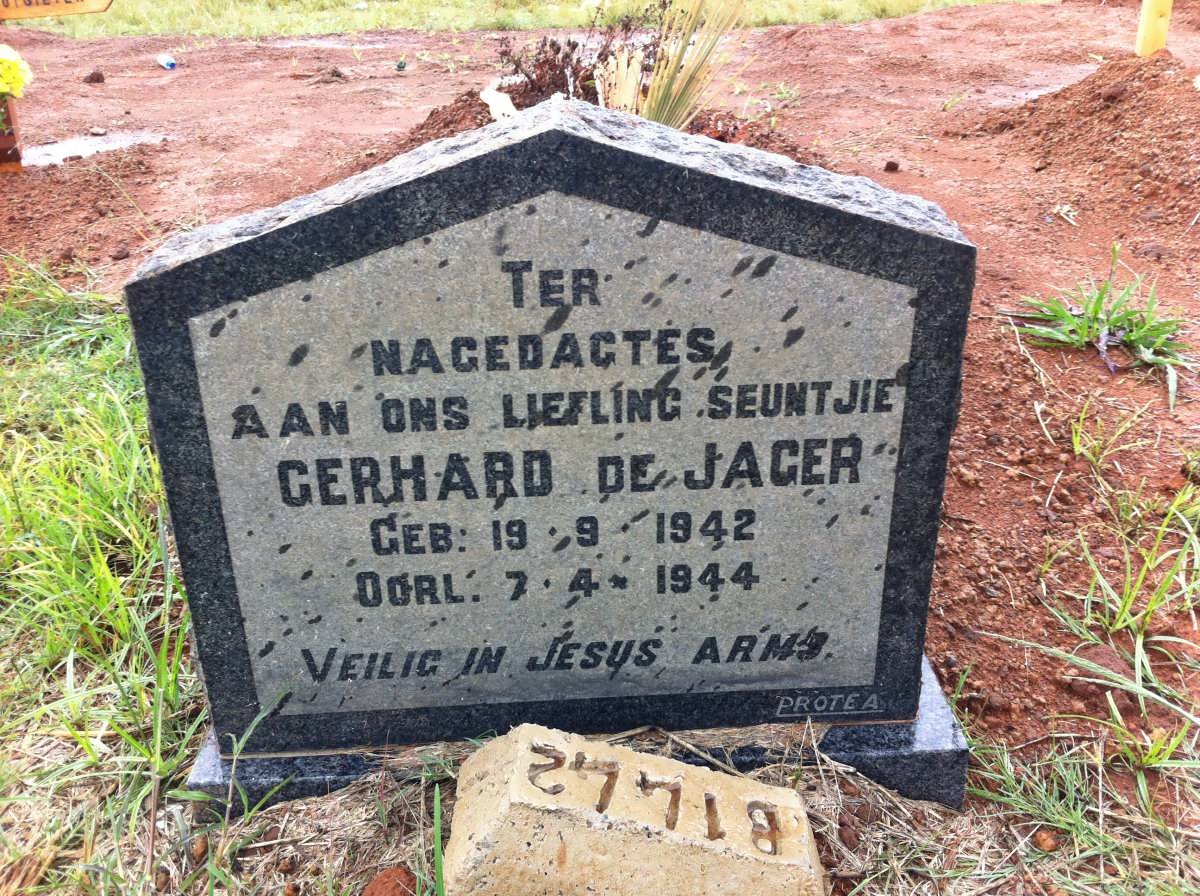 JAGER Gerhard, de 1942-1944