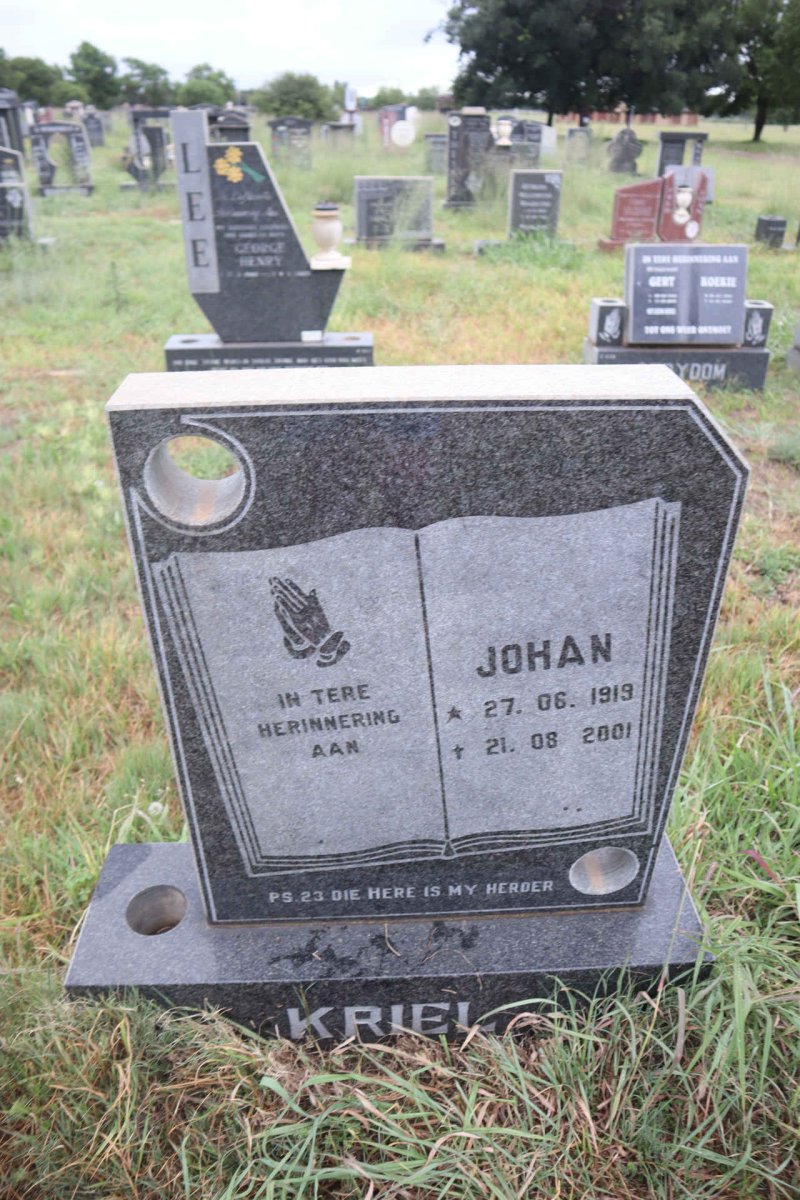 KRIEL Johan 1919-2001