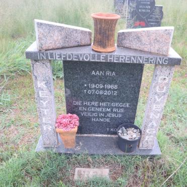 KEYTER Ria nee DUVENHAGE 1968-2012