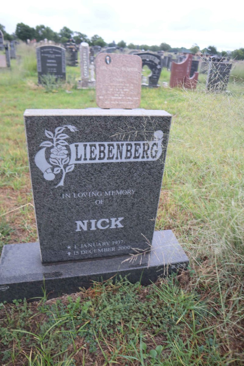 LIEBENBERG Nick 1937-2000