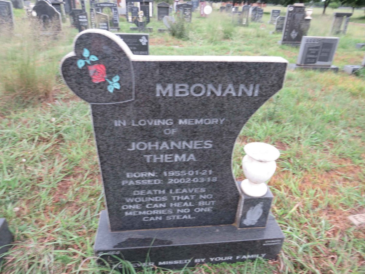 MBONANI Johannes Thema 1955-2002