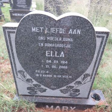 MARX Ella 1914-2000