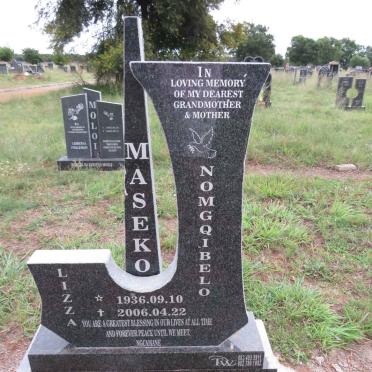 MASEKO Nomgqibelo 1936-2006